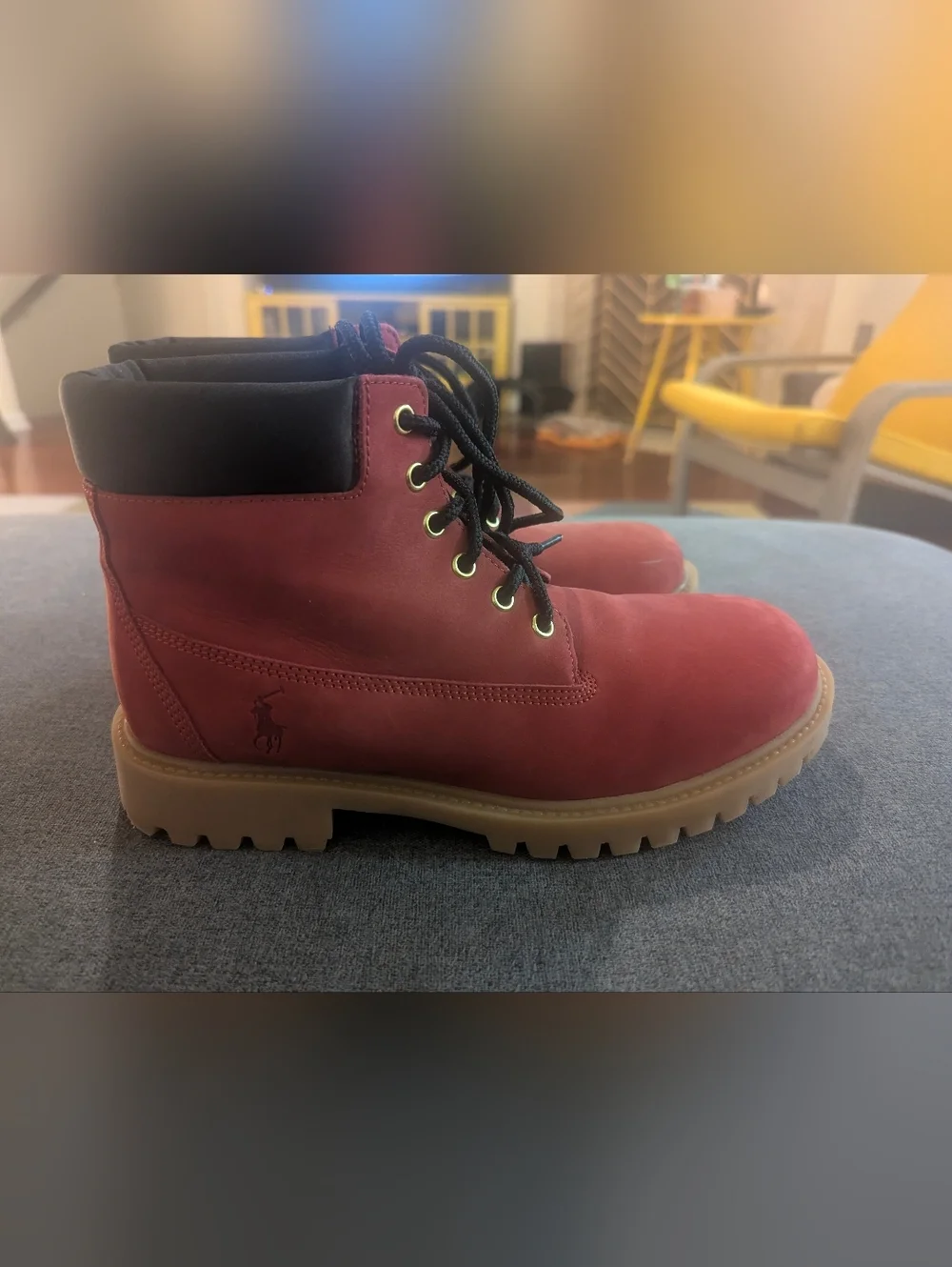 Polo Ralph Lauren Red Boots